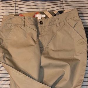 Authentic Burberry khaki pants kids